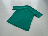 90s Vintage Polo RalphLauren “CALDWELL”100%Linen Opencollar Shirt S Emerald