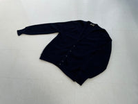 60s Sears Alpaca Cardigan L Navy