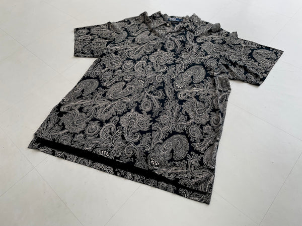 90s RalphLauren “Paisley” Poloshirt XL