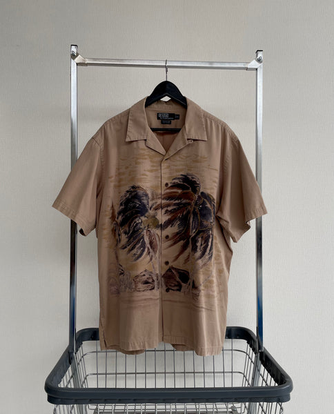 90s Polo RalphLauren VINTAGE CAMP PalmTree Loop ShirtXL – NO BURCANCY 90s Polo RalphLauren VINTAGE CAMP PalmTree Loop ShirtXL – NO BURCANCY