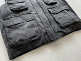 80s EddieBauer Fishing Puffer Vest XL HeatherGray