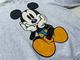 90s Vintage MickeyMouse BluePants Sweater Gray