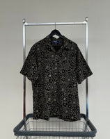90s Vintage Polo RalphLauren CLAYTON “Black Flower”Shirt XL