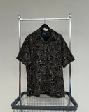 90s Vintage Polo RalphLauren CLAYTON “Black Flower”Shirt XL