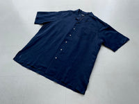 90s Vintage RalphLauren CALDWELL OpenCollar Shirt XL Navy