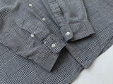 90s Vintage Polo RalphLauren LOWELL SPORT Houndstooth L/S Shirt L