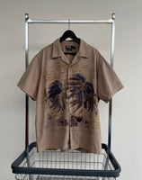 90s Vintage Polo RalphLauren “PalmTree”Opencollar Shirt XL