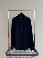 90s Vintage Polo Ralph Lauren Herringbone Shirt XL DeepNavy