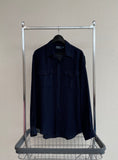 90s Vintage Polo Ralph Lauren Herringbone Shirt XL DeepNavy