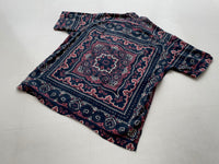 90s Vintage RalphLauren VINTAGE CAMP OpenCollar Shirt L Navy