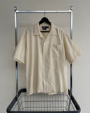 90s Vintage RalphLauren CALDWELL OpenCollar Shirt XL Ivory