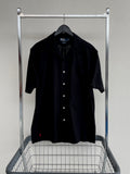 90s Vintage RalphLauren CALDWELL OpenCollar Shirt M Black