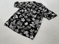 90s Vintage RalphLauren Rayon “Black Hawaiian” Shirt M Black