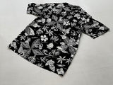 90s Vintage RalphLauren Rayon “Black Hawaiian” Shirt M Black