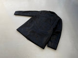 90s RalphLauren Leather CarCoat L Black