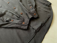 90s Vintage Polo Country 100%Rayon L/S Shirt M Black