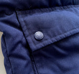 80s EddieBauer Puffer Vest L DeepNavy