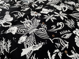 90s Vintage RalphLauren Rayon “Black Hawaiian” Shirt M Black