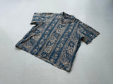 90s Vintage Polo Ralph lauren “Striped Paisley”OpenCollar Shirt XL