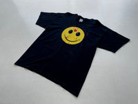 Vintage SmileyFace Gunshot T-shirt XL Black