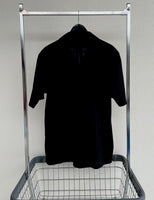90s Vintage RalphLauren CALDWELL OpenCollar Shirt M Black