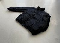 80s Eddie Bauer Leather Puffer Jacket Black