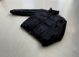 80s Eddie Bauer Leather Puffer Jacket Black