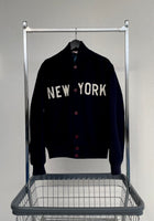 80s Empire NEWYORK Varsity Jacket M DeepNavy