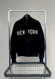80s Empire NEWYORK Varsity Jacket M DeepNavy