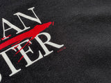Vintage AMERICAN GANGSTER T-shirt L Black