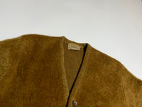 50s vintage CAMPUS Mohair cardigan Mustard L TALL