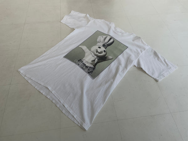 90s Vintage Dough Boy Calvin Klein Parody T shirt XL White