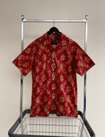 90s Vintage RalphLauren VINTAGE CAMP OpenCollar Shirt Paisley M