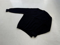 70s Vintage LordJeff Mohair Alpaca Cardigan XL Black