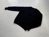 70s Vintage LordJeff Mohair Alpaca Cardigan XL Black