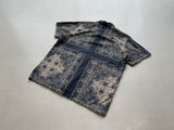 90s Vintage Polo RalphLauren VINTAGE CALDWELL Cross Paisley OpenCollar Shirt L